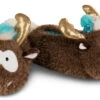 Nici 44130 Hausschuhe Rentier Reny Heart Firgürlich Plüsch Gr 34-37 (M)