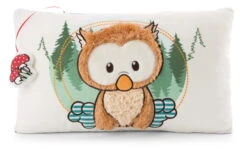 Nici 48575 Kissen Baby-Eule Owlino Plüsch Rechteckig 43x25cm The Owlsons