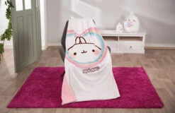 Nici 48229 Kuscheldecke Molang Mit Regenbogenherz 140x175cm Plüsch Kawaii -Spielzeugladen 48229 11 Milieu