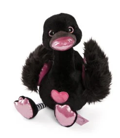 Nici 48271 Schwan Schwarz Ca 50cm Plüsch Kuscheltier Love Classics GREEN