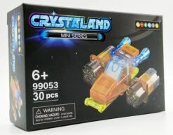 Johntoy N-Brix Crystaland Mini Series Bausteine - 99053 Düsenflieger (30 Teile)
