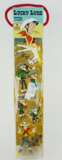 Lucky Luke Spielset 7 Mini-Figuren Charaktere In Geschenkbox PLA70387 -Spielzeugladen Lucky Luke Spielset 7 Mini Figuren Charaktere in Geschenkbox PLA70387 2