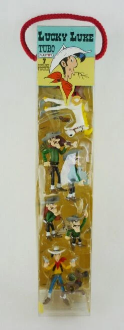 Lucky Luke Spielset 7 Mini-Figuren Charaktere In Geschenkbox PLA70387