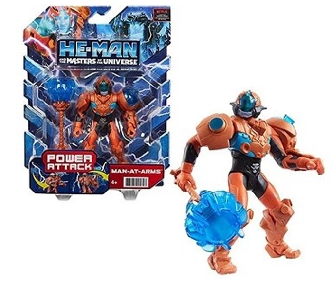 MATTEL He-Man MOTU Actionfigur Ca. 13,5 Cm Power Attack - Man-At-Arms Inkl. Stab 1 MATTEL He-Man MOTU Actionfigur Ca. 13,5 Cm Power Attack - Man-At-Arms Inkl. Stab