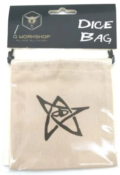 Q Workshop Cthulhu Dice Bag Würfelbeutel Beige BCTH102