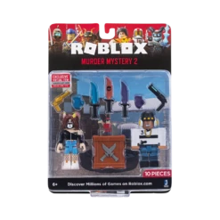 JAZWARES Roblox Mix & Match 2 Figuren Mit Zubehör - Murder Mystery 2 ROB0209