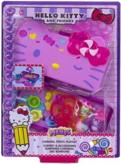 Hello Kitty And Friends Minis Spielset Jahrmarkt Stift +Schatulle Mattel GVC41