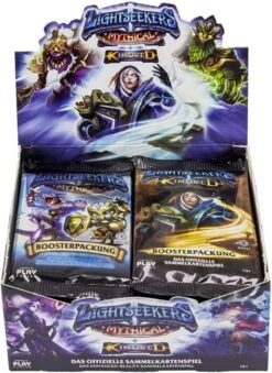 Tomy Lightseekers Mythical + Kindred 24x Booster Im Display Sammelkartenspiel PF82019