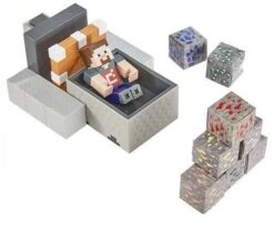 Minecraft Minecart Mayhem Spielset Mit Steve Figur +Zubehör 20x30cm Mattel GVL55 -Spielzeugladen minecraft minecart mayhem spielset 20x30cm 3